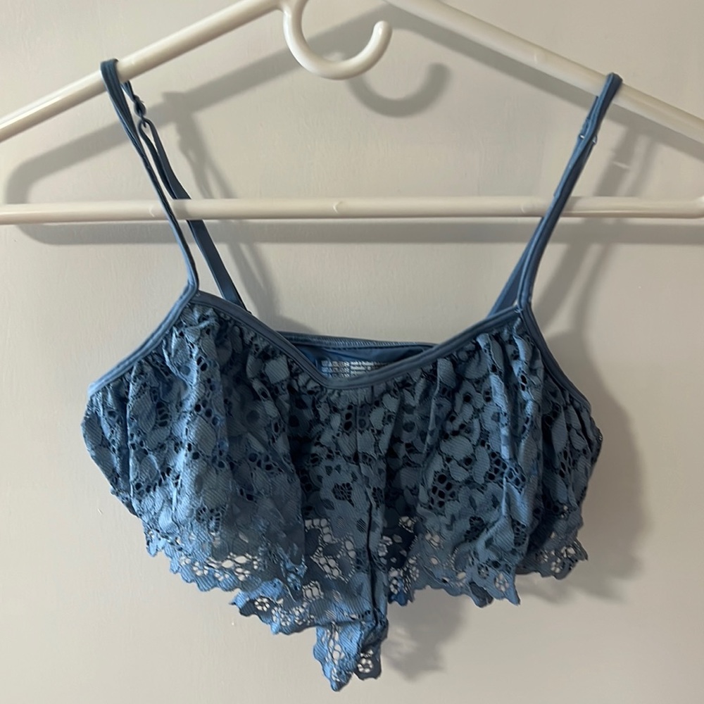 NWT - Victoria Secret Blue Bralette - Size Small